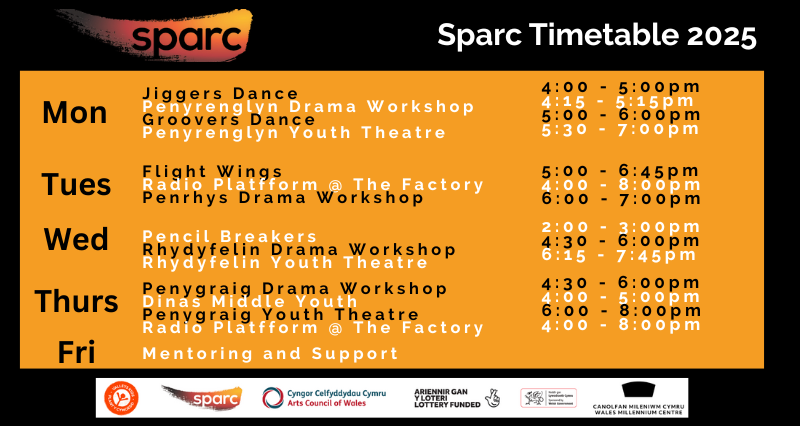 Sparc Timetable